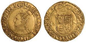 1/2 Фунт Королевство Англия (927-1649,1660-1707) Золото Елизавета I (1533-1603)