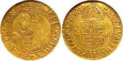 1/2 Фунт Королівство Англія (927-1649,1660-1707) Золото Єлизавета I (1533-1603)