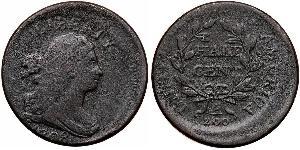 1/2 Цент США (1776 - ) Медь 
