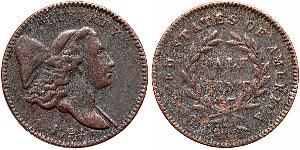 1/2 Цент США (1776 - ) Медь 
