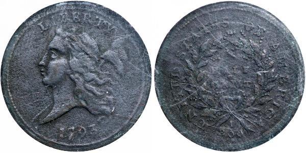 1/2 Цент США (1776 - ) Медь 