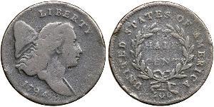1/2 Цент США (1776 - ) Мідь 