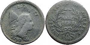 1/2 Цент США (1776 - ) Мідь 