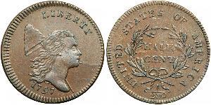 1/2 Цент США (1776 - ) Мідь 