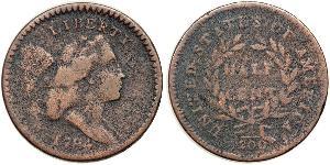 1/2 Цент США (1776 - ) Мідь 