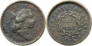 1/2 Цент США (1776 - ) Мідь 