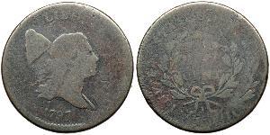 1/2 Цент США (1776 - ) Мідь 