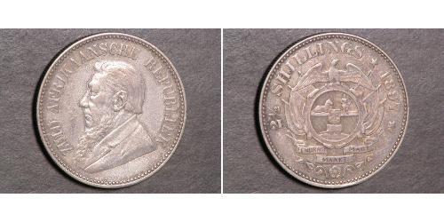 1/2 Шиллинг Южно-Африканская Республика Серебро Крюгер, Пауль (1825 - 1904)
