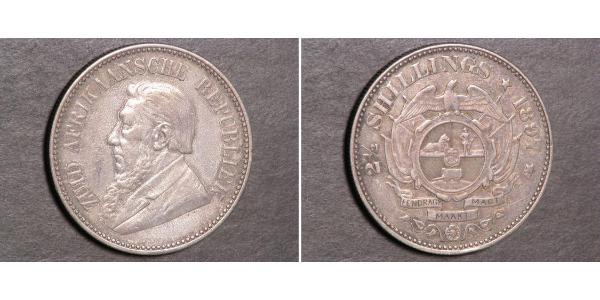 1/2 Шиллинг Южно-Африканская Республика Серебро Крюгер, Пауль (1825 - 1904)