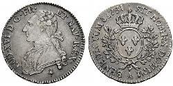 1/2 Экю Королевство Франция (843-1791) Серебро Людовик XVI (1754 - 1793)