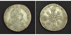 1/2 Экю Франкське королівство (843-1791) Срібло Людовик XIV (1638-1715)