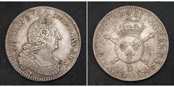 1/2 Экю Франкське королівство (843-1791) Срібло Людовик XIV (1638-1715)
