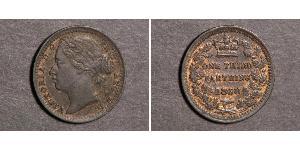 1/3 Farthing Regno Unito di Gran Bretagna e Irlanda (1801-1922) Bronzo Vittoria (1819 - 1901)