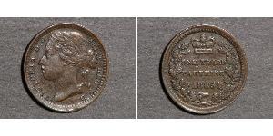 1/3 Farthing Regno Unito di Gran Bretagna e Irlanda (1801-1922) Bronzo Vittoria (1819 - 1901)