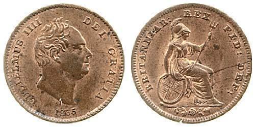 1/3 Farthing United Kingdom of Great Britain and Ireland (1801-1922) Copper William IV (1765-1837)