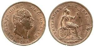 1/3 Farthing 大不列颠及爱尔兰联合王国 (1801 - 1922) 銅 威廉四世 (英國)