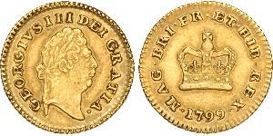 1/3 Guinea Kingdom of Great Britain (1707-1801) Gold George III (1738-1820)