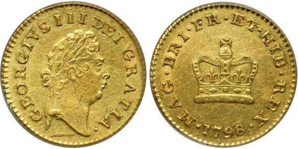 1/3 Guinea Kingdom of Great Britain (1707-1801) Gold George III (1738-1820)