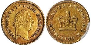 1/3 Guinea Königreich Großbritannien (1707-1801) Gold Georg III (1738-1820)