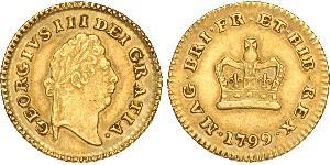 1/3 Guinea Königreich Großbritannien (1707-1801) Gold Georg III (1738-1820)