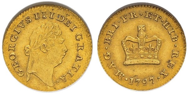 1/3 Guinea Königreich Großbritannien (1707-1801) Gold Georg III (1738-1820)