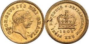 1/3 Guinea United Kingdom of Great Britain and Ireland (1801-1922) Gold George III (1738-1820)