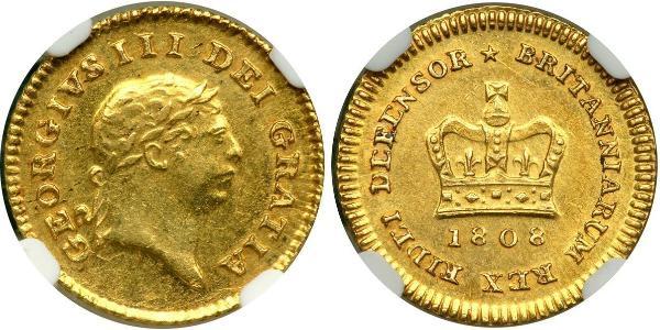 1/3 Guinea United Kingdom of Great Britain and Ireland (1801-1922) Gold George III (1738-1820)