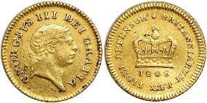 1/3 Guinea Vereinigtes Königreich von Großbritannien und Irland (1801-1922) Gold Georg III (1738-1820)