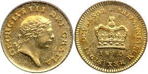 1/3 Guinea Vereinigtes Königreich von Großbritannien und Irland (1801-1922) Gold Georg III (1738-1820)