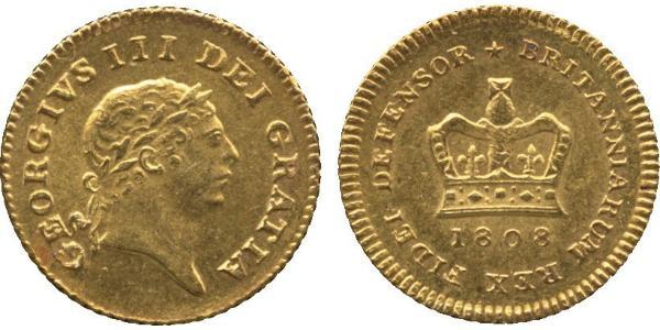 1/3 Guinea Vereinigtes Königreich von Großbritannien und Irland (1801-1922) Gold Georg III (1738-1820)