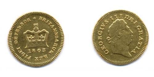 1/3 Guinea Royaume-Uni Or 