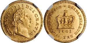 1/3 Guinea Regno Unito di Gran Bretagna e Irlanda (1801-1922) Oro Giorgio III (1738-1820)