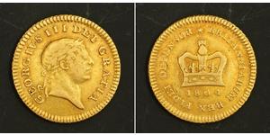 1/3 Guinea Regno Unito di Gran Bretagna e Irlanda (1801-1922) Oro Giorgio III (1738-1820)