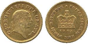 1/3 Guinea Regno Unito di Gran Bretagna e Irlanda (1801-1922) Oro Giorgio III (1738-1820)