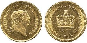 1/3 Guinea Regno Unito di Gran Bretagna e Irlanda (1801-1922) Oro Giorgio III (1738-1820)