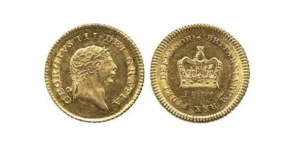 1/3 Guinea Regno Unito di Gran Bretagna e Irlanda (1801-1922) Oro Giorgio III (1738-1820)