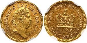 1/3 Guinea Reino Unido de Gran Bretaña e Irlanda (1801-1922) Oro Jorge III (1738-1820)