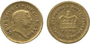 1/3 Guinea Reino Unido de Gran Bretaña e Irlanda (1801-1922) Oro Jorge III (1738-1820)