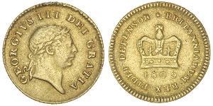 1/3 Guinea Reino Unido de Gran Bretaña e Irlanda (1801-1922) Oro Jorge III (1738-1820)