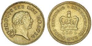 1/3 Guinea Reino Unido de Gran Bretaña e Irlanda (1801-1922) Oro Jorge III (1738-1820)