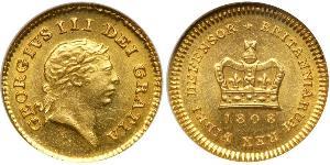 1/3 Guinea Reino Unido de Gran Bretaña e Irlanda (1801-1922) Oro Jorge III (1738-1820)