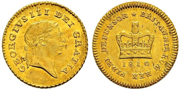 1/3 Guinea Reino Unido de Gran Bretaña e Irlanda (1801-1922) Oro Jorge III (1738-1820)