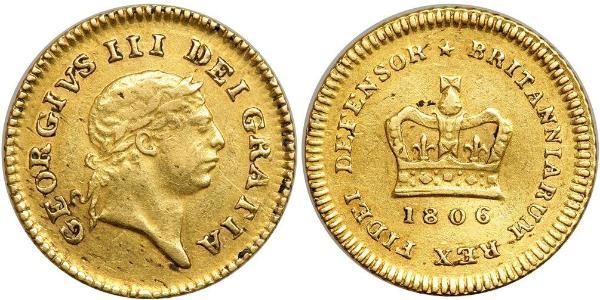 1/3 Guinea Reino Unido de Gran Bretaña e Irlanda (1801-1922) Oro Jorge III (1738-1820)