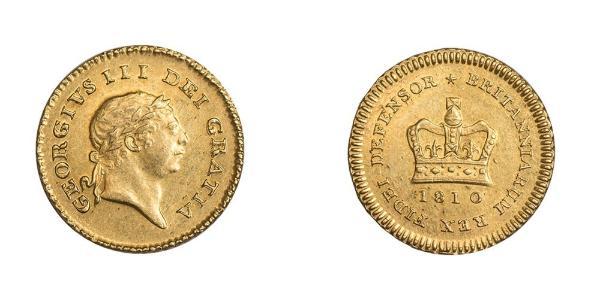 1/3 Guinea Reino Unido de Gran Bretaña e Irlanda (1801-1922) Oro Jorge III (1738-1820)