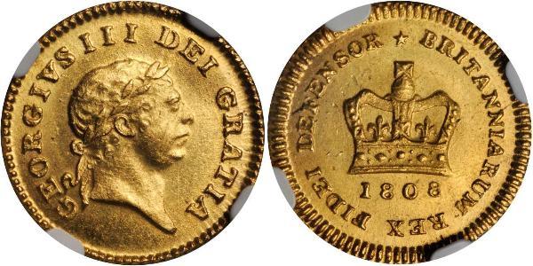 1/3 Guinea 大不列颠及爱尔兰联合王国 (1801 - 1922) 金 喬治三世 (1738-1820)