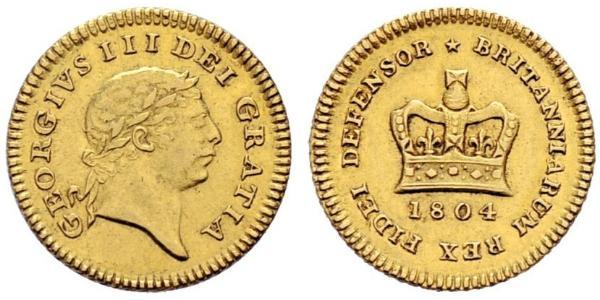 1/3 Guinea 大不列颠及爱尔兰联合王国 (1801 - 1922) 金 喬治三世 (1738-1820)
