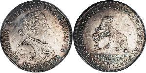 1/3 Reichstaler Principality of Anhalt-Köthen (1603 -1853) Срібло Augustus Louis, Prince of Anhalt-Köthen (1697 – 1755)