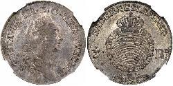 1/3 Riksdaler 瑞典 銀 古斯塔夫三世 (1746 - 1792)