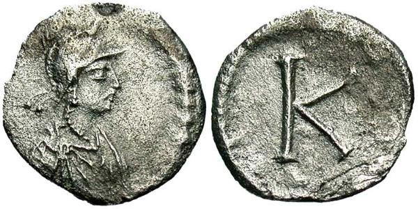 1/3 Siliqua Impero bizantino (330-1453) Argento 