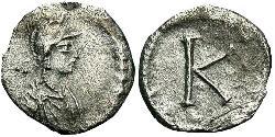 1/3 Siliqua Imperio bizantino (330-1453) Plata 
